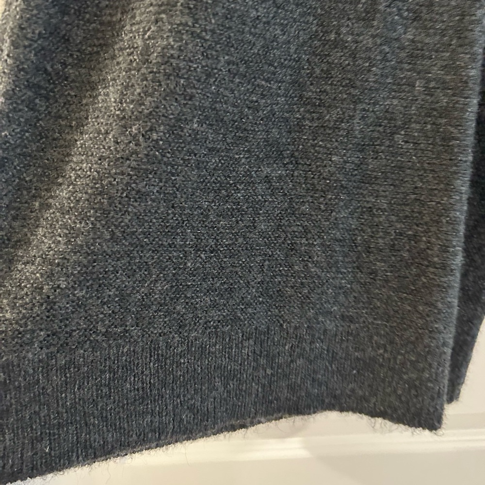 J Crew Alpaca Blend Ruffle Neck Sweater Gray Size S - Picture 7 of 13